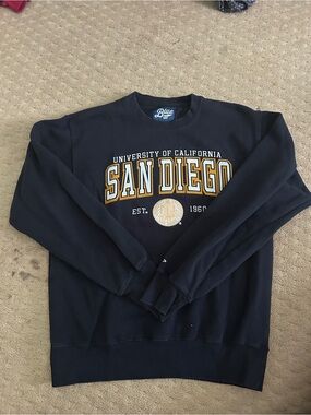 Blue 84 Navy San Diego Collegiate Crewneck Sweatshirt